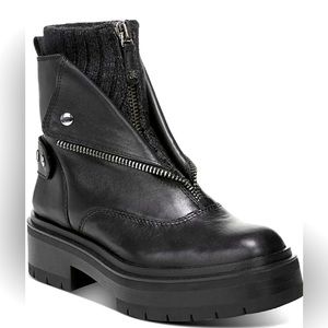 Sam Edelman Linds Womens Leather Faux Fur Lined Chelsea Boots